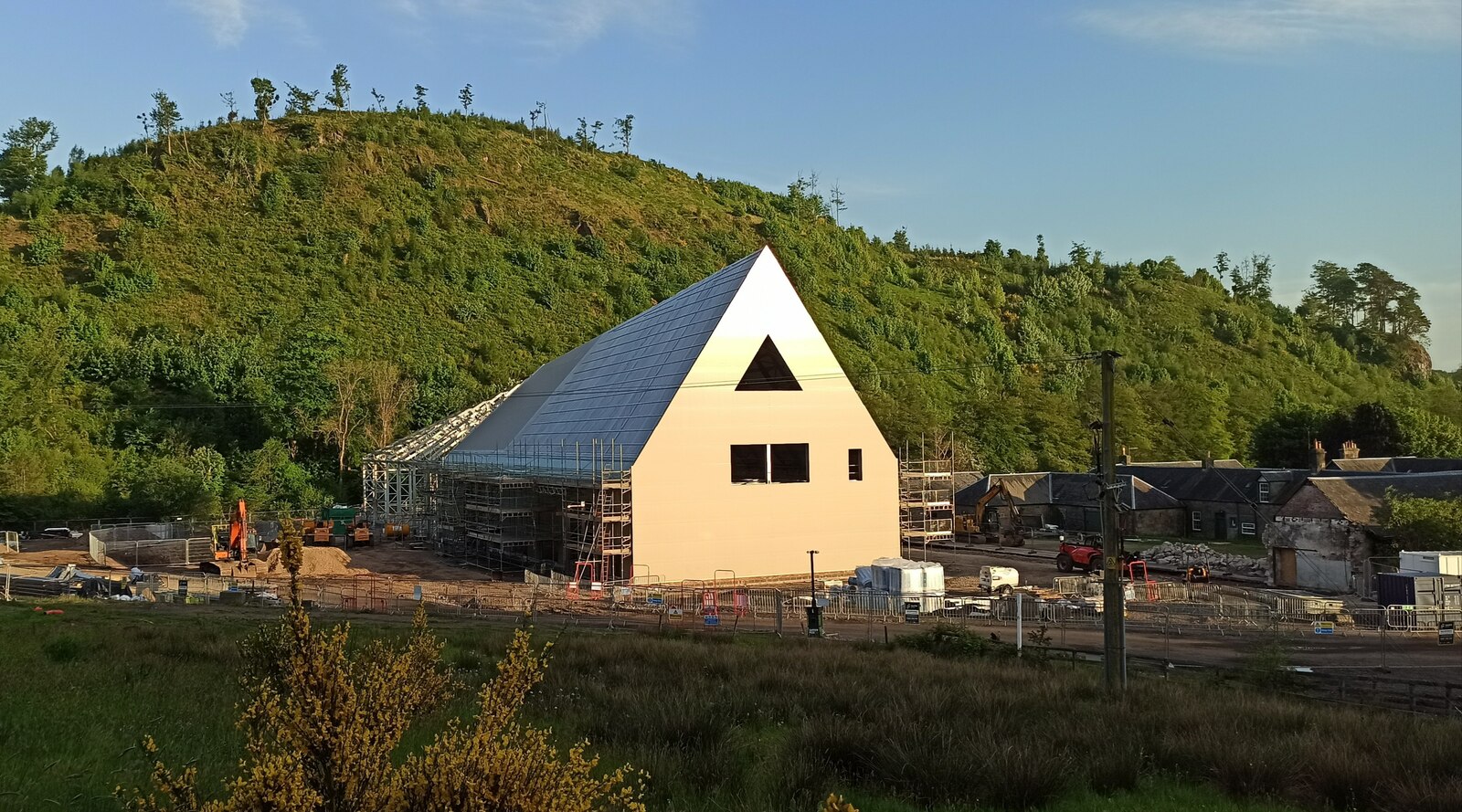 Ardgowan Distillery site under construction near Inverkip