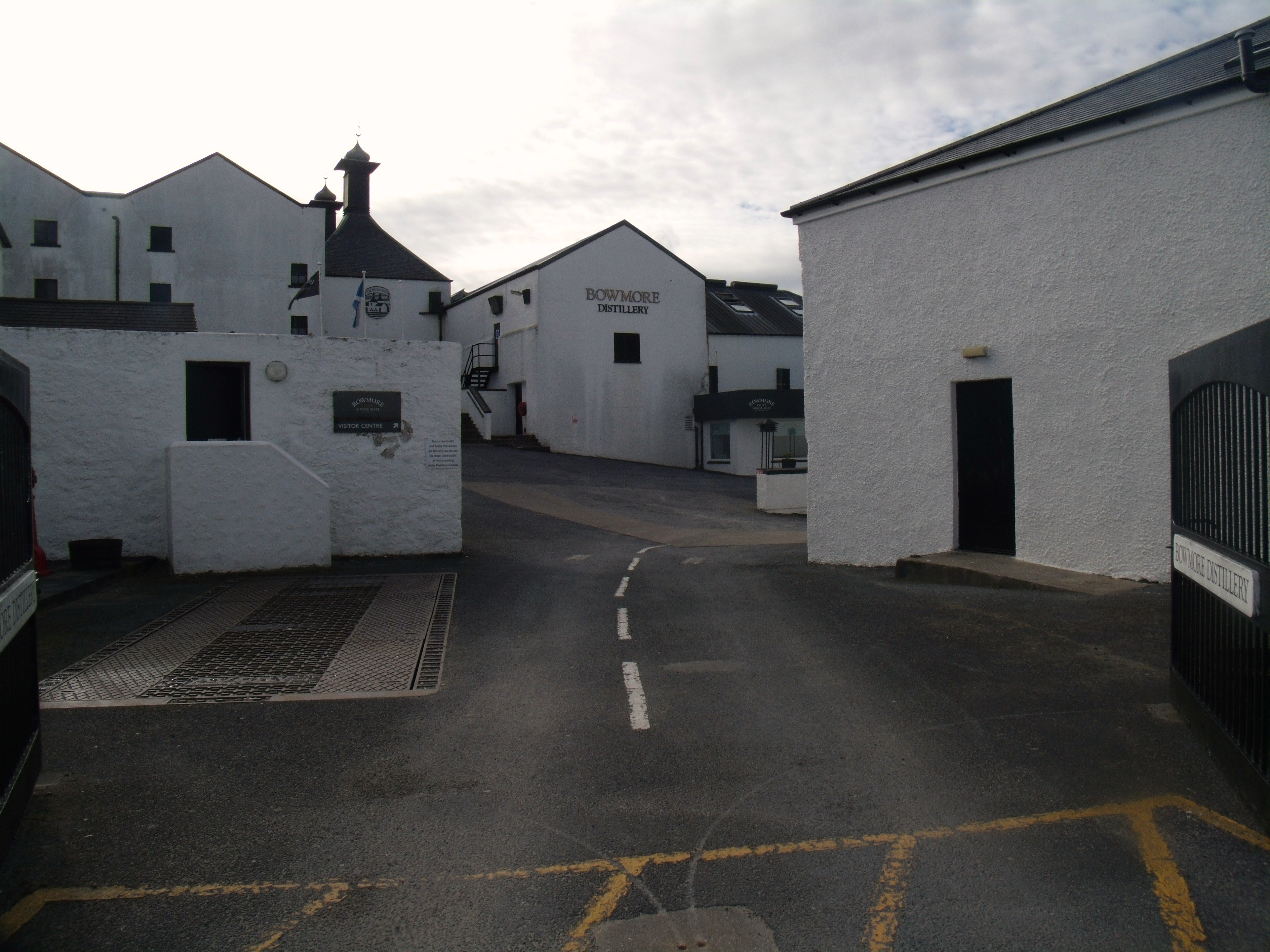 Bowmore Distillery exterior on Islay