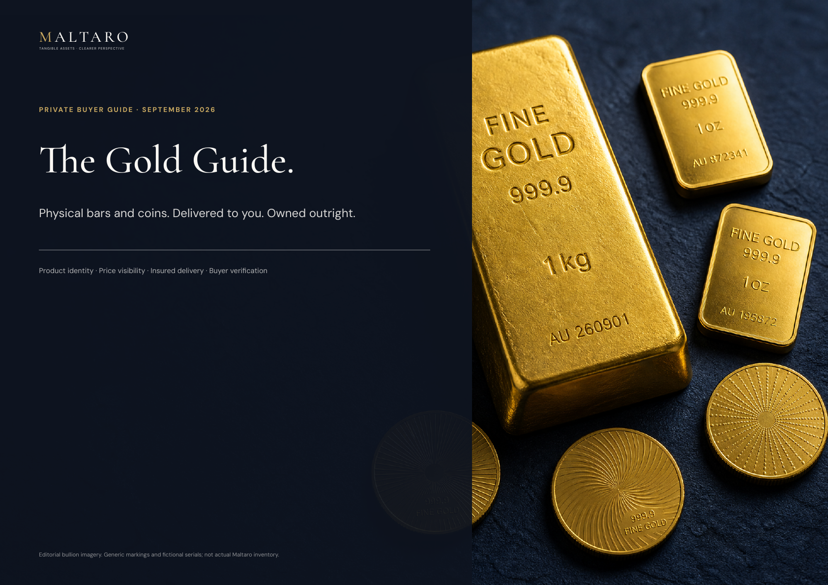 Cover of the Maltaro Gold Guide