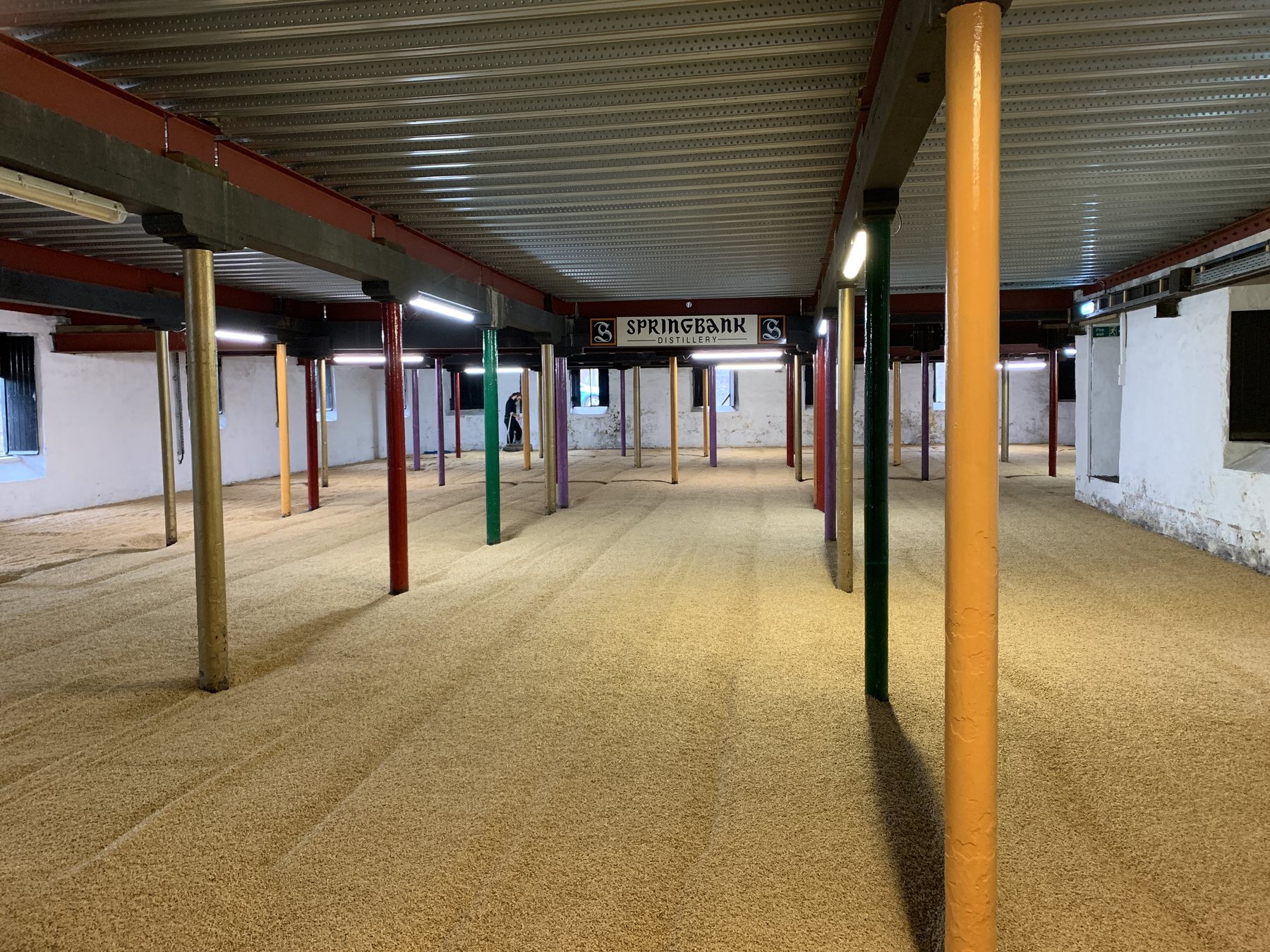 Springbank’s traditional malting floor